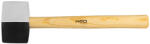 NEO TOOLS Ciocan de cauciuc negru/alb 450g Neo Tools 25-067 (25-067) Ciocan