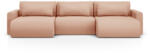 Cosmopolitan Design Coltar extensibil Belfast in forma de U si tapiterie din tesatura structurala (COS_UF_106_F1_BELFAST4) Canapea