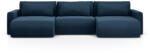 Cosmopolitan Design Coltar extensibil Belfast in forma de U si tapiterie din catifea (COS_UF_121_F1_BELFAST6) Canapea
