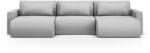 Cosmopolitan Design Coltar extensibil Belfast in forma de U si tapiterie din tesatura structurala (COS_UF_106_F1_BELFAST6) Canapea