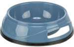 TRIXIE Műanyag Tál Gumiperemmel 0, 75l/16cm Acélkék (24952AK)