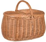 ATMOWOOD Fonott piknikkosár - ovális