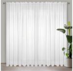 EUROFIRANY Lucy fényáteresztő függöny voile anyagból Fehér 300x270 cm