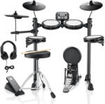  Donner DED-80P Elektromos dobszett dobszékkel, fejhallgatóval és dobverővel - tamtam