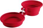 HUNTER Silicone utazótál 350/750ml piros
