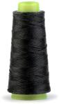 Fashion Viaszos poliészter cérna, extra erős, 0, 9mm, 100m, 240047, fekete
