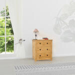  MENGEVE fenyő komód - 3 fiókos