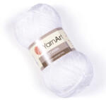 YARNART Etamin gyöngy fonal 421 fehér