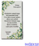  Esküvői téglalap 14x7, 5cm - Drága Édesapám - Szerető Fiad