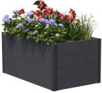 Wpcmagasagyas WPC Magaságyás sötétszürke/antracit 120x70x62 cm