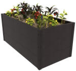 Wpcmagasagyas WPC Magaságyás sötétszürke/antracit 96x48x46 cm