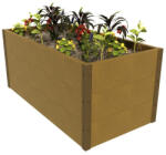 Wpcmagasagyas WPC Magaságyás tölgy 96x48x46 cm