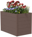 Wpcmagasagyas WPC Magaságyás sötétbarna 120x70x94 cm