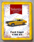  Hűtőmágnes Műanyag - Ford Capri 1700 GT sárga (596596)