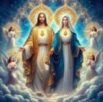 NORIMPEX - Puzzle Tablou Diamant: Iisus și Fecioara Maria 30x40cm - 1 - 39 piese