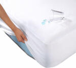 Ralex Pucioasa Husă protecție pătuț bebe frotir bumbac 100% impermeabilă pentru saltea 60x120 cm si inaltime 10 cm Alb