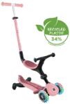 Globber Детска сгъваема тротинетка 5в1 globber go up active lights 360 - пастелно розова Тротинетка, скутер