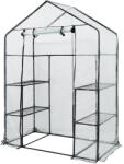 NEO TOOLS Növényház 143x73x195cm, PVC fólia, fémszerkezet (15-902)