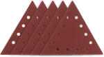 GRAPHITE Csiszolópapír tépőzáras háromszög K120, 12 lyukas, 59G264 csiszológéphez, 5db (54H033) - szerszamparadicsom