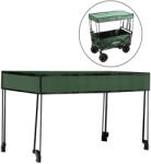 Leziter Scaun de plajă premium acoperiș verde (LSZKT088-GREEN)