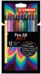 STABILO Filctoll STABILO Pen 68 1mm 12 darabos (6812-1-20) - robbitairodaszer