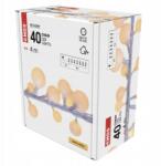 EMOS Karácsonyfa fényfüzér 40xLED 4m IP44 meleg fehér D5AW01 Emos (224017)