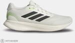 Adidas RUNFALCON 5 cipő, fehér/fekete/lime (UK 8) Férfi futócipő