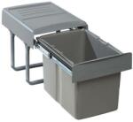 EKOTECH MEGA 40szekrénybe szerelhető szemetes 375 mmmagas 1 vödrös kivitel (90004162S)