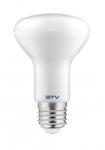 GTV LED izzó E27 R63 8W 650lm 3000K, spot forma, opál búra (GTV-LD-R6380W-30)