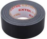 Extol textiles ragasztószalag, 50mm×50m, fekete (8856313) (8856313)
