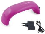 Esperanza Mini lampa LED UV 9W, Esperanza, alimentare USB, timmer 30-60 secunde, roz (EBN003P)