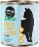 Cosma 12xx280g Cosma Nature nedves macskatáp - Csirke, tonhal & sajt