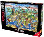 Anatolian 1500 db-os puzzle - European World (4557) (4557)