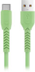 Maxlife MXUC-04 kábel USB - USB-C 1, 0 m 3A zöld