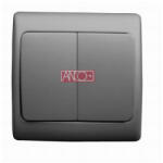 Anco Olympic csillárkapcsoló kerettel antracit (321065)