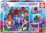 Educa Puzzle Ariel Disney Progressive Educa progresiv 12-16-20-25 piese de la 3 ani (EDU20342) Puzzle