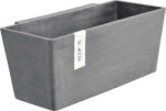 Ecopots Jardinieră Ecopots Manhatten Wall plastic 35x17, 4x15 cm gri (MH.35.GR)