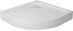 Sanotechnik Cădiță duș semirotundă Sanotechnik T80W, 80x80 cm, plastic ABS, incl. sifon (T80W)