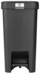 Brabantia Coș cu pedală Brabantia StepUp 1008479, 16 L, Materiale ecologice, Deschidere mare, Gri închis (1008479) Cos de gunoi
