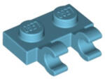 LEGO® Alkatrészek (Pick a Brick) Közép azúr 1X2 Elem Csatlakozóval 6337269 (6337269)