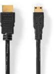 Nedis CVGL34500BK15 mini HDMI - cablu HDMI, 4K30Hz, 10.2 Gbps, 1.5m (CVGL34500BK15)