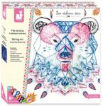 Janod Atelier Creăm cu șnururi Animale Set Deco 8+ (J07912)