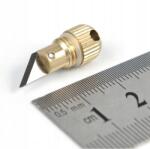  Mini kés kulcstartó, rozsdamentes acél, arany, 24mm, 8g (PAWIEOKO)