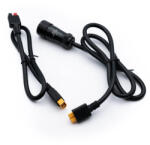 PowerOak Bluetti 12V/25A Aviation Plug to XT60 & XT60 To Anderson (SPC45) RV cable 95cm (12V25A-AVI-PLUG)