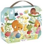 Janod Puzzle în valiză Animale de grădină 20 buc (J02575) Puzzle