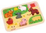 Janod Puzzle din lemn pentru cei mici Ferma Chunky (J07121) Puzzle