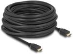 Delock High Speed HDMI kábel 48 Gbps 8K 60 Hz, fekete 12 m (82007) - pepita