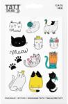 TATTONME Vízálló ideiglenes tetoválások Macskák mix (TMCats)