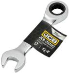 JCB 12 Mm-es Csillag-villáskulcs Racsnis Rövid Acél Cr-v Jcb (jcb-757s12) (jcb-757s12)