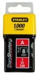 Stanley by Black & Decker A típusú kapcsok 8mm 1000 db. 1 db Stanley by Black & Decker 1-TRA205T (1-TRA205T) (1-TRA205T)